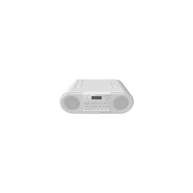Panasonic RXD550EW Portable Radio with CD + Bluetooth in White