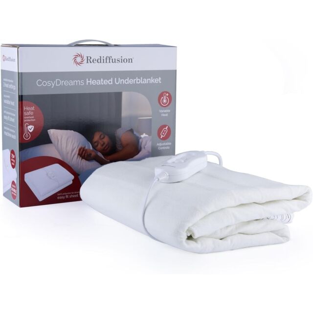Rediffusion RED135120W Double Heated Underblanket