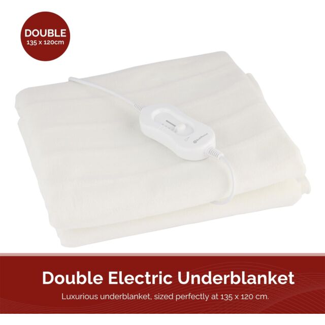 Rediffusion RED135120W Double Heated Underblanket