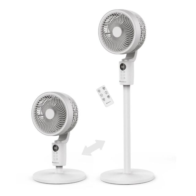 Rediffusion REDAC04WT Air360 Oscillating Adjustable Height Fan in White