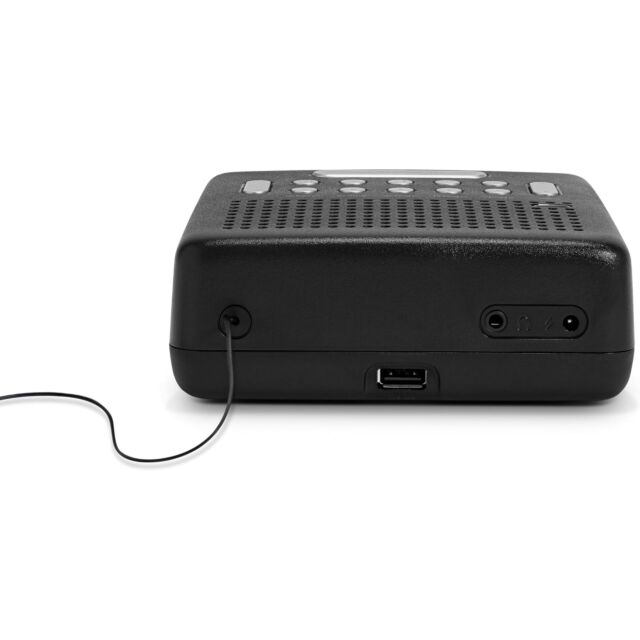 Roberts ORTUSFMB FM Radio Alarm Clock in Black