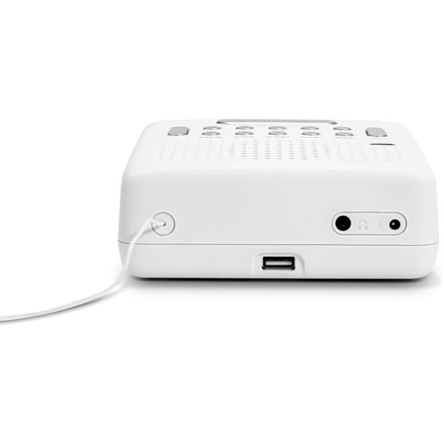 Roberts ORTUSFMW FM Radio Alarm Clock in White