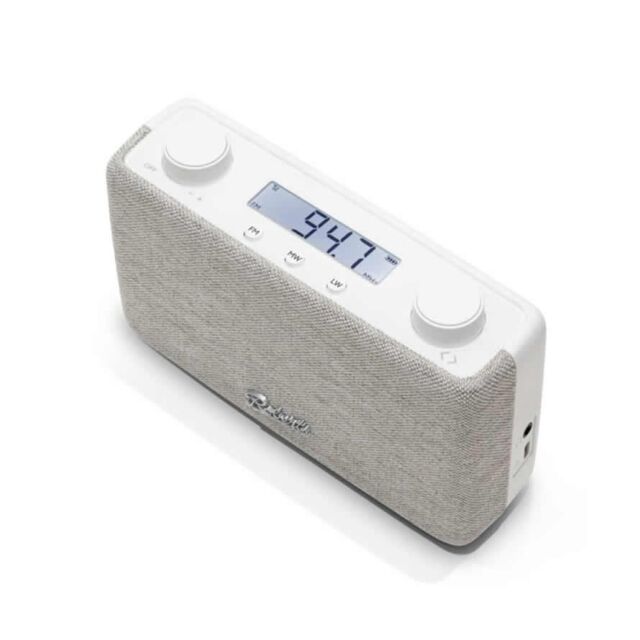 Roberts PLAYFMW Compact Radio FM/MW/LW in White