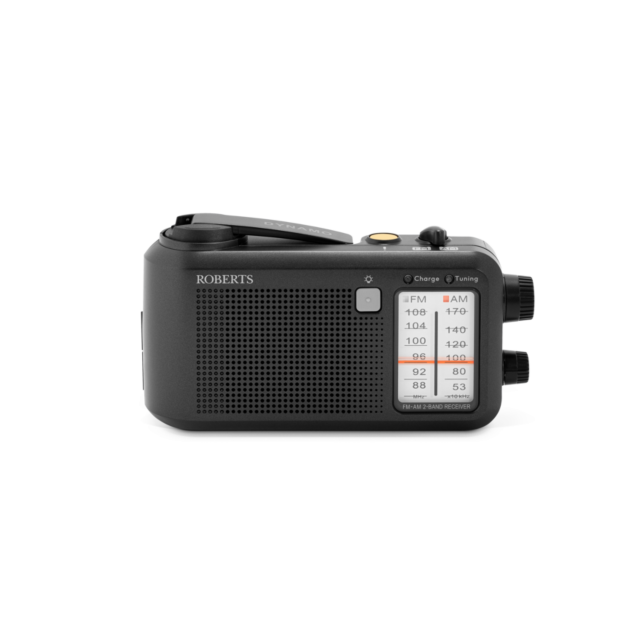 Roberts R9957S Multi-Powered FM Radio Hand Crank Dynamo