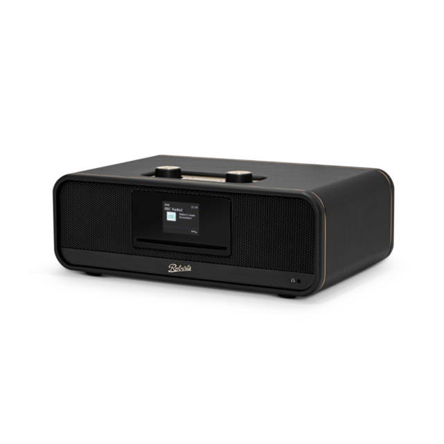 Roberts REVERE300B Sound System CD DAB+ Bluetooth in Black