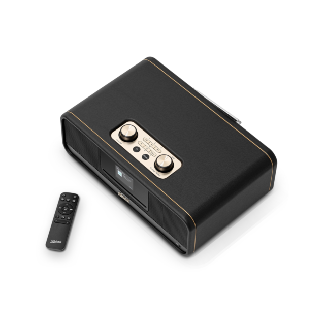 Roberts REVERE300B Sound System CD DAB+ Bluetooth in Black