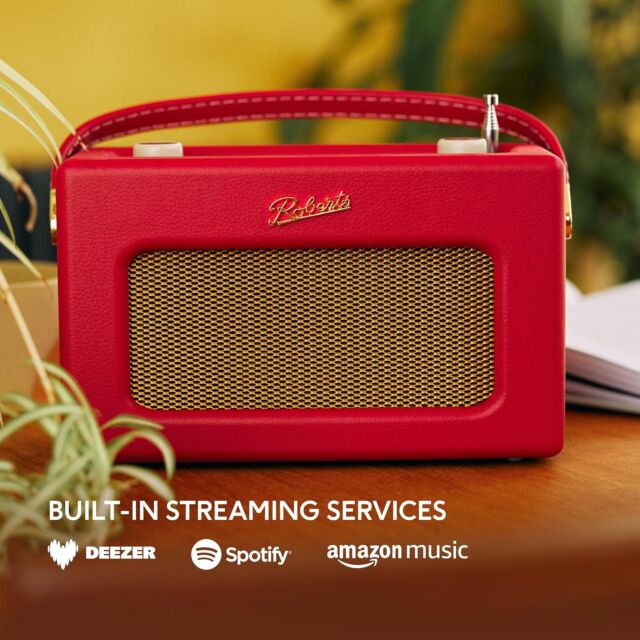 Roberts REVISTREAMLCR Revival Smart DAB FM in Classic Red