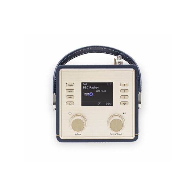 Roberts REVMINI2MB Revival Mini 2 Radio DAB+ FM Bluetooth in Midnight Blue