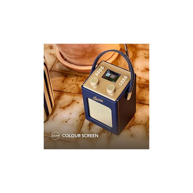 Roberts REVMINI2MB Revival Mini 2 Radio DAB+ FM Bluetooth in Midnight Blue