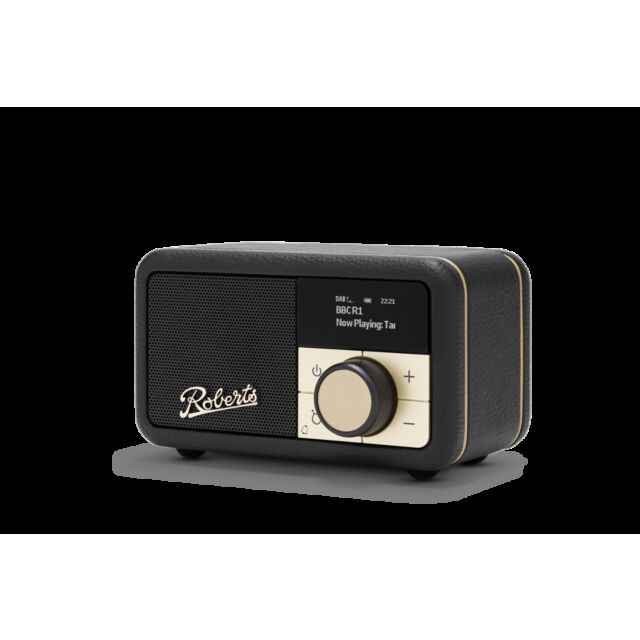 Roberts REVPETITE2B Revival Petite2 in Black DAB+/FM Rechargeable Bluetooth