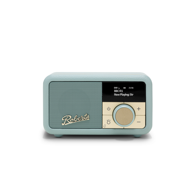 Roberts REVPETITE2DE Revival Petite2 in Duck Egg DAB+/FM Rechargeable Bluetooth
