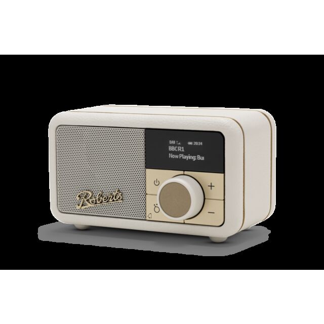 Roberts REVPETITE2PC Revival Petite2 in Pastel Cream DAB+/FM Rechargeable Bluetooth