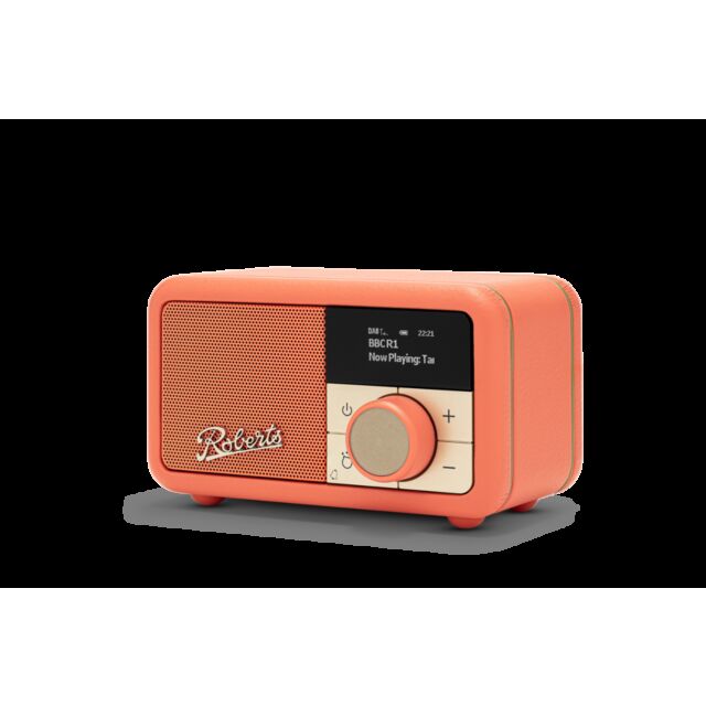 Roberts REVPETITE2PO Revival Petite2 in Pop Orange DAB+/FM Rechargeable Bluetooth