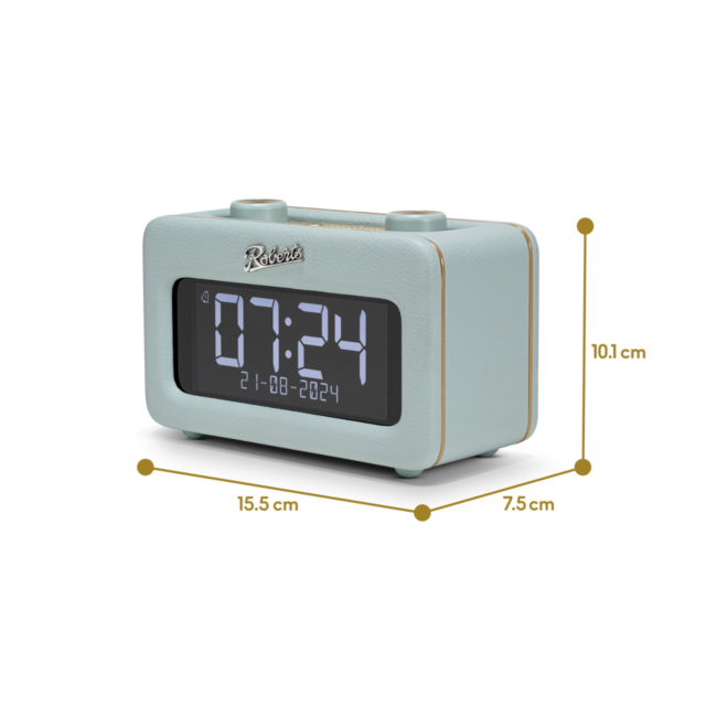 Roberts REVRESTDE Revival Rest in Duck Egg Alarm Clock Radio
