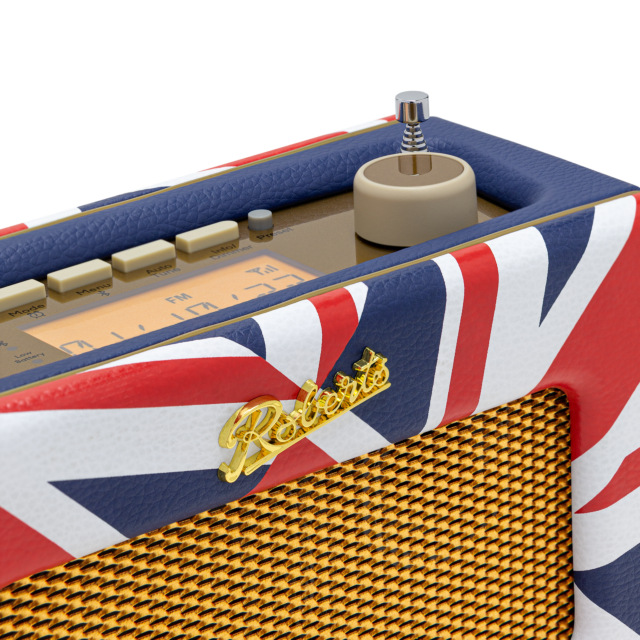 Roberts REVUNOBTUJ Revival Uno in Union Jack Design Limited Edition DAB/FM/Bluetooth