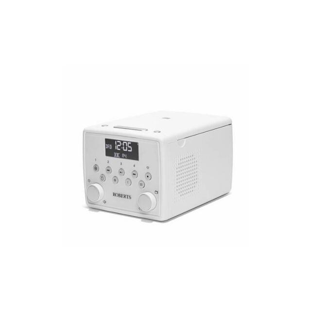 Roberts SOUND49W Alarm Clock CD DAB+ Bluetooth in White