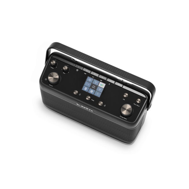 Roberts STREAM219B Portable Stereo Radio Internet/DAB+/FM Bluetooth in Black