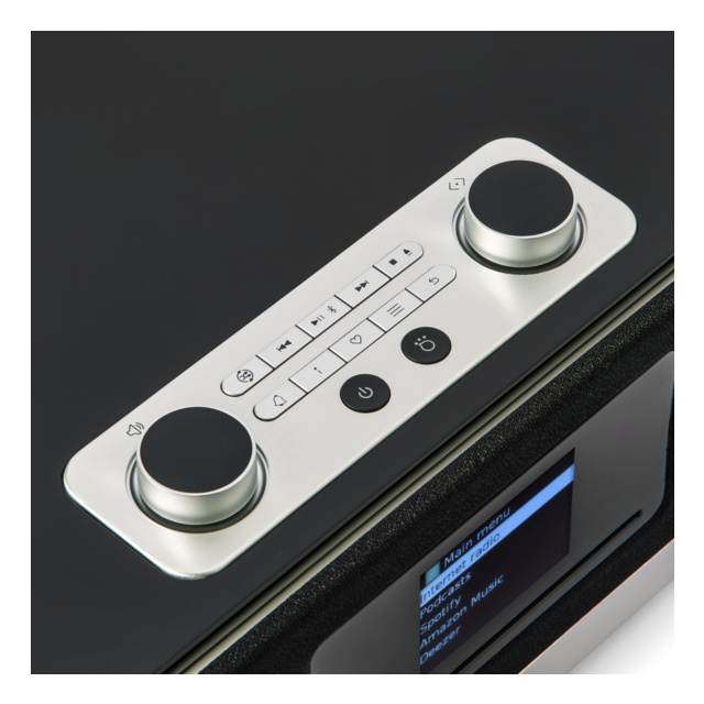 Roberts STREAM67LB All In One Smart Music System in Black
