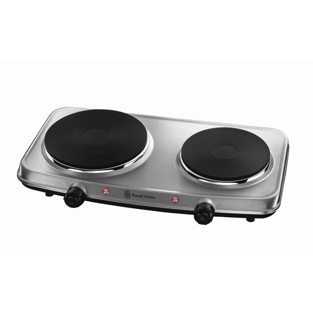 Russell Hobbs 15199 2 Plate Mini Hob Stainless Steel