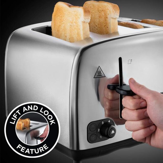 Russell Hobbs 24090 4 Slot Toaster in Stainless Steel