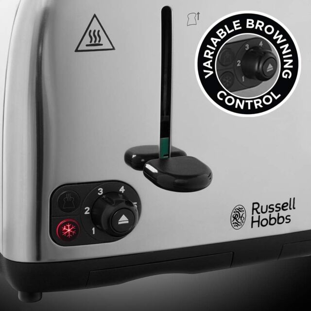 Russell Hobbs 24090 4 Slot Toaster in Stainless Steel