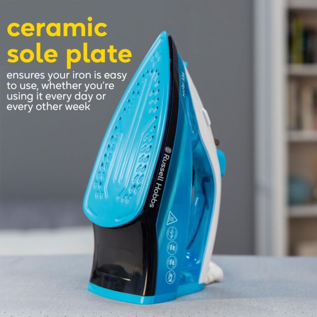 Russell Hobbs 25580 Steam Iron 1800W Ceramic Soleplate