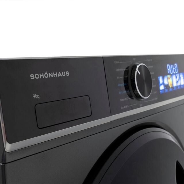 Schonhaus WMSF01914AG Washing Machine 9kg 1400 Spin in Graphite 