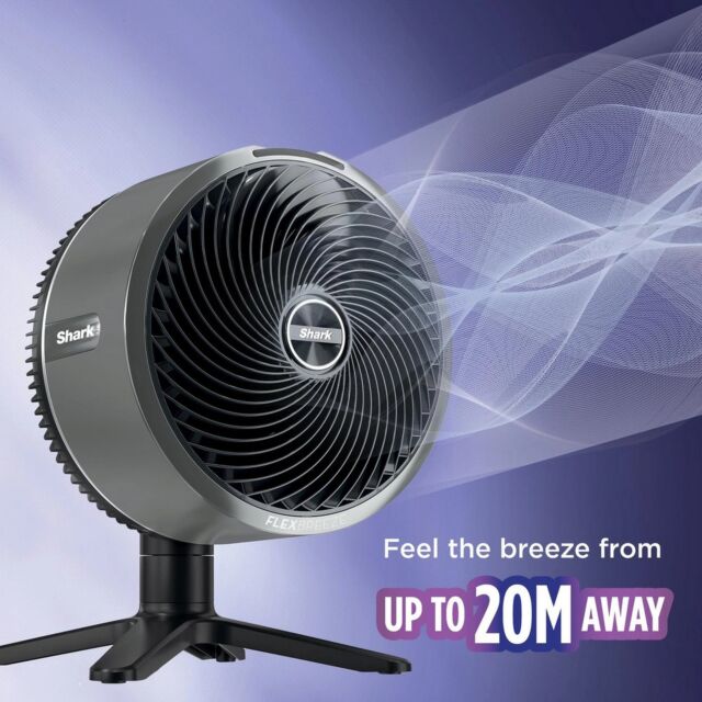 Shark FA150UK FlexBreeze TableMate Indoor to Outdoor Tabletop Fan in Winter Fog