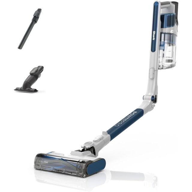 Shark IZ380UK PowerPro Cordless Stick Vacuum Cleaner - 60 Minutes Run Time - Navy Metallic