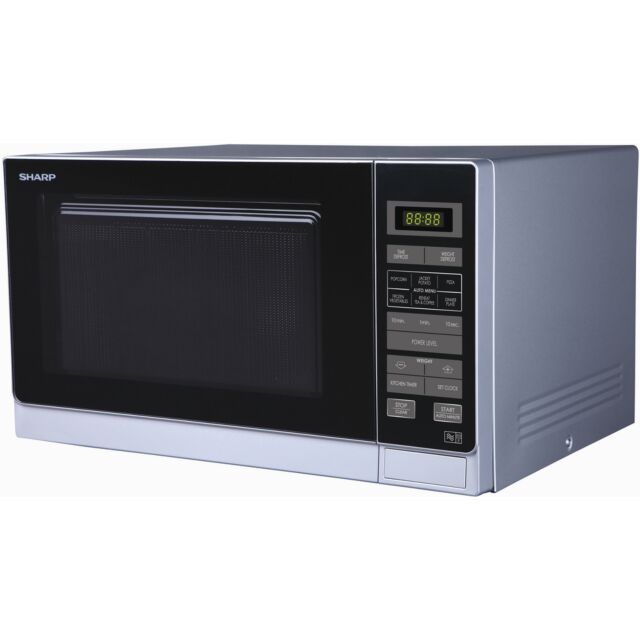 Sharp R372SLM Microwave 25 Litre 900 Watt in Silver