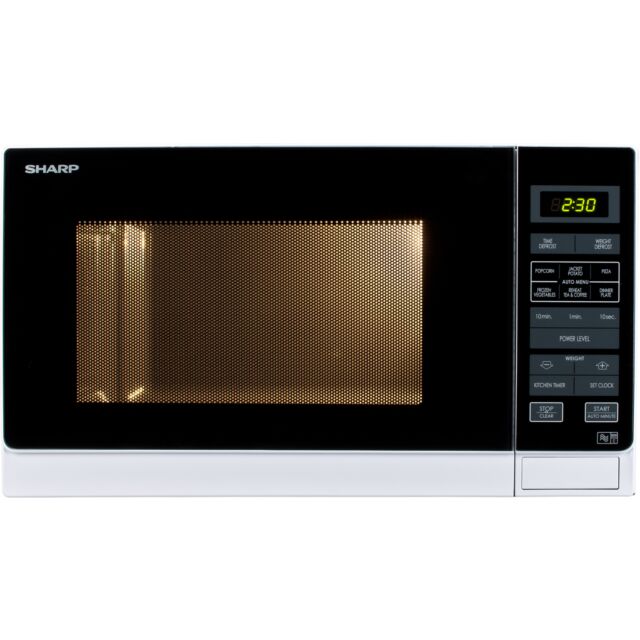 Sharp R372WM Microwave 25 Litre 900 Watt in White