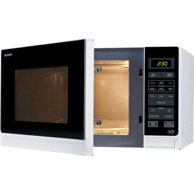 Sharp R372WM Microwave 25 Litre 900 Watt in White