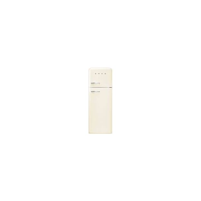 Smeg FAB30RCR5UK 50's Style Freezer Fridge in Cream Right Hand Hinge 