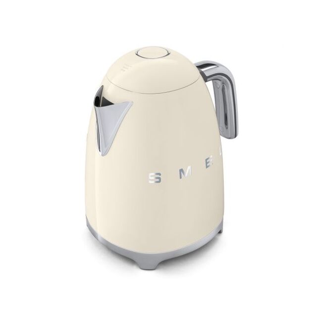 Smeg KLF03CRUK Cordless Jug Kettle in Cream 3D Logo