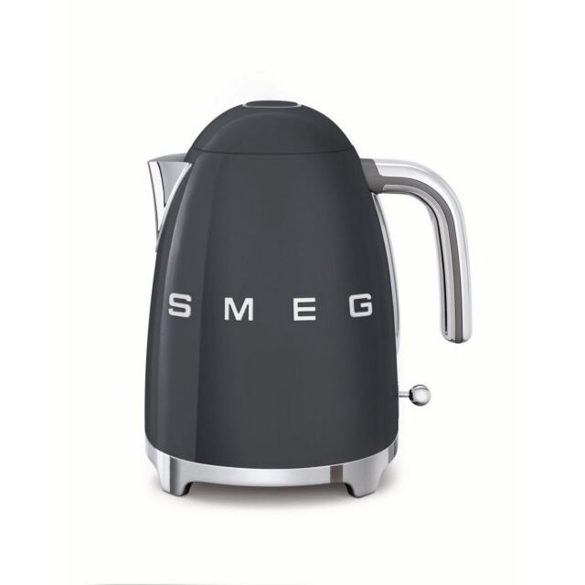 Smeg KLF03GRUK Cordless Jug Kettle in Slate Grey 3D Logo