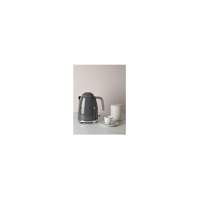 Smeg KLF03GRUK Cordless Jug Kettle in Slate Grey 3D Logo