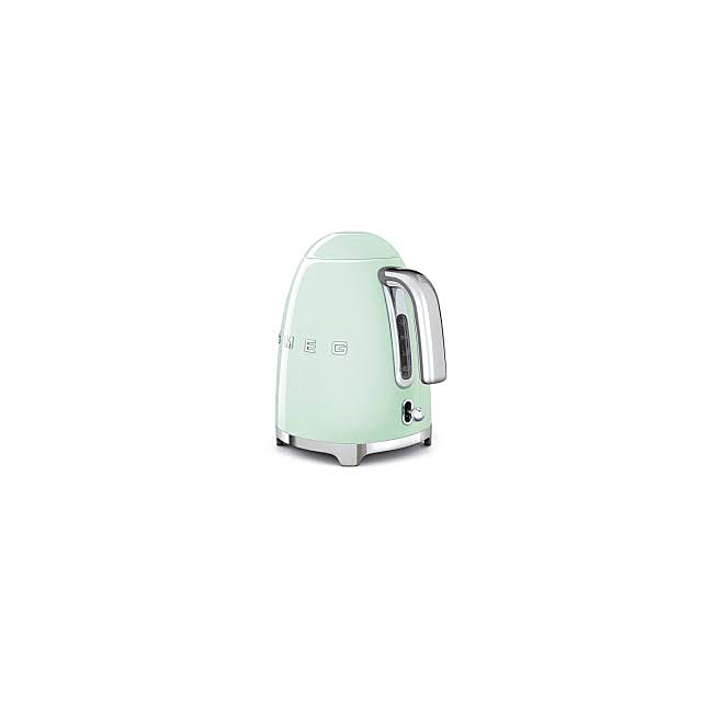 Smeg KLF03PGUK Cordless Jug Kettle in Pastel Green 3D Logo