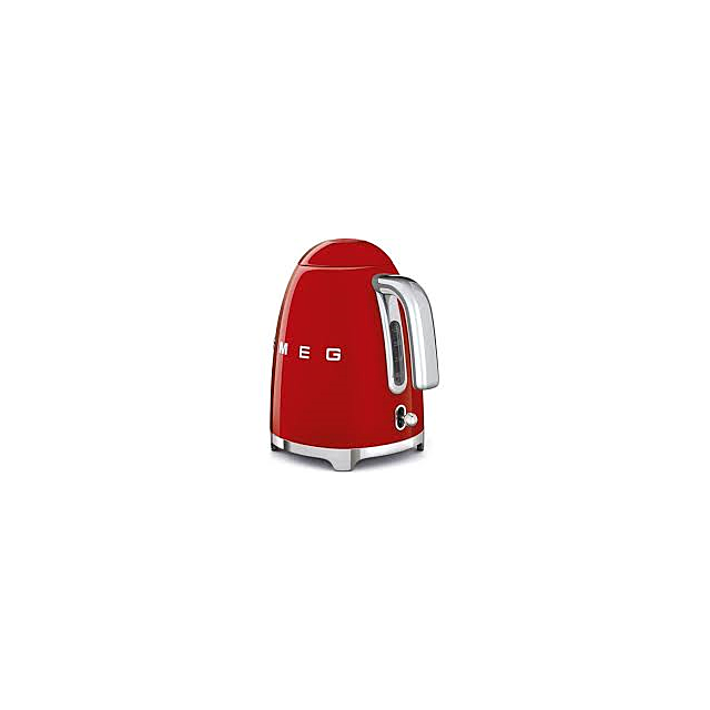 Smeg KLF03RDUK Cordless Jug Kettle in Red 3D Logo
