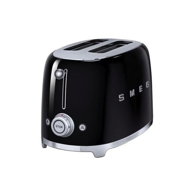 Smeg TSF01BLUK 2 Slot Toaster in Black