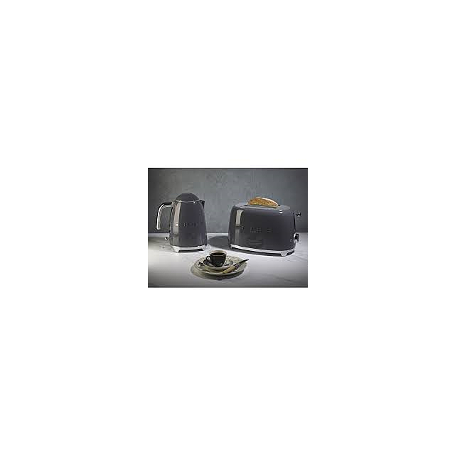 Smeg TSF01GRUK 2 Slot Toaster in Slate Grey
