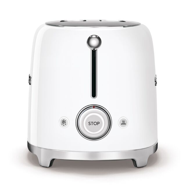 Smeg TSF01WHUK 2 Slot Toaster in White