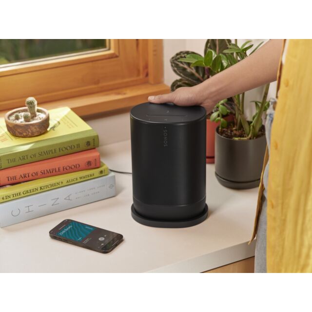 Sonos MOVE2B Portable Smart Speaker In Black