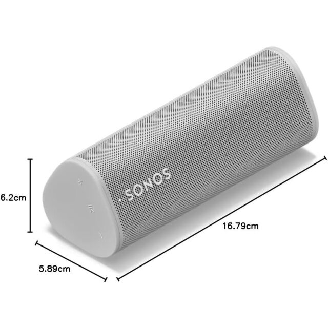 Sonos ROAMSLW Smart Speaker in White