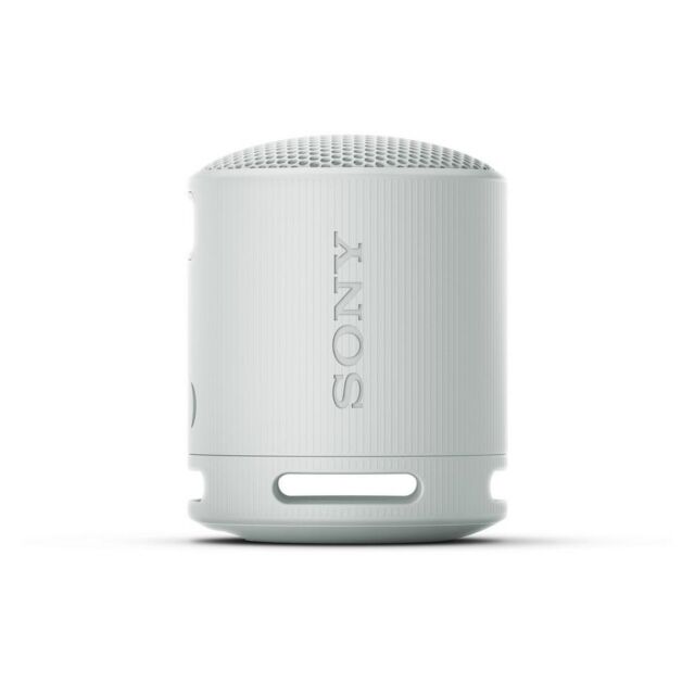 Sony SRSXB100H Bluetooth Speaker in Light Grey