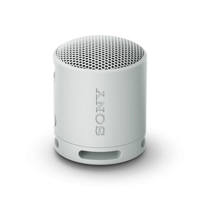 Sony SRSXB100H Bluetooth Speaker in Light Grey