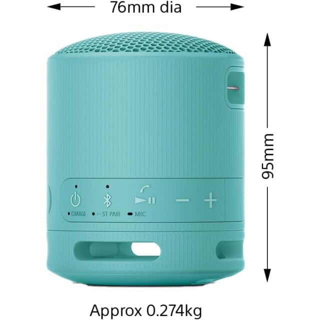 Sony SRSXB100L_CE7 Bluetooth Speaker in Light Blue