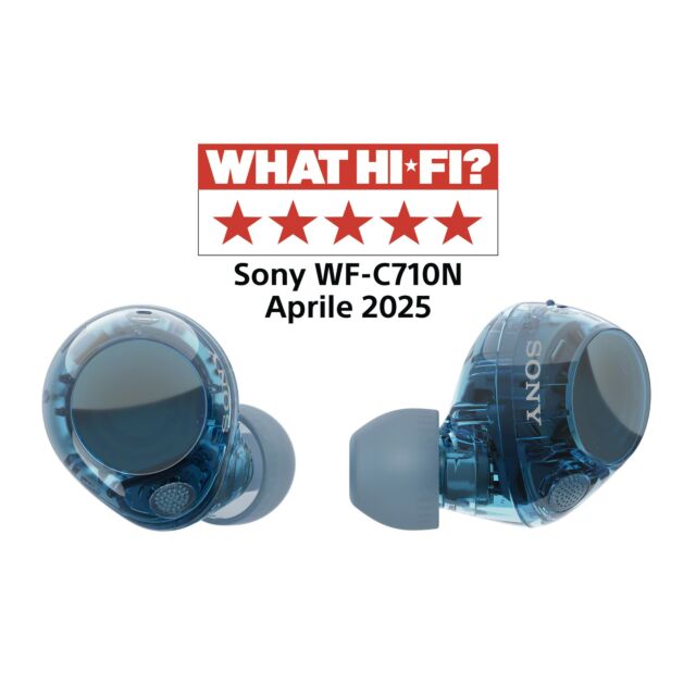 Sony WFC710NL Bluetooth Noise Cancelling In Ear Headphones in Blue