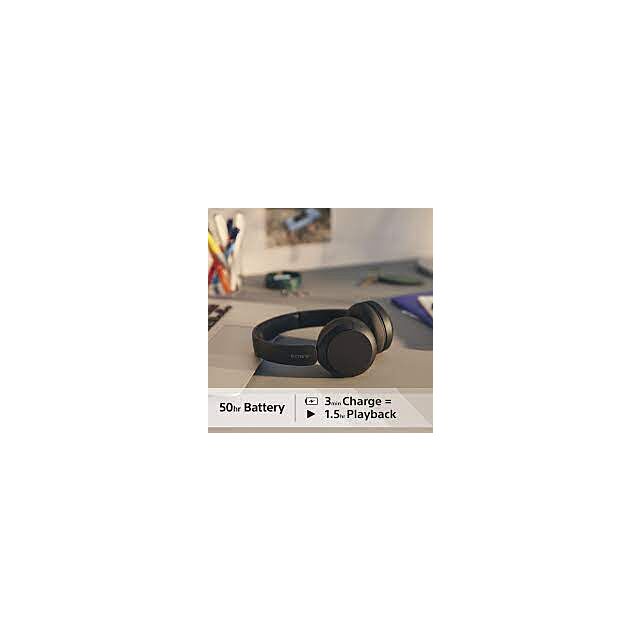 Sony WHCH520B Bluetooth Over Ear Headphones in Black