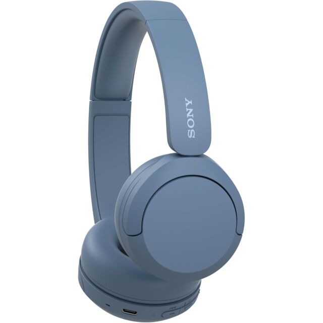 Sony WHCH520L Bluetooth Over Ear Headphones in Blue