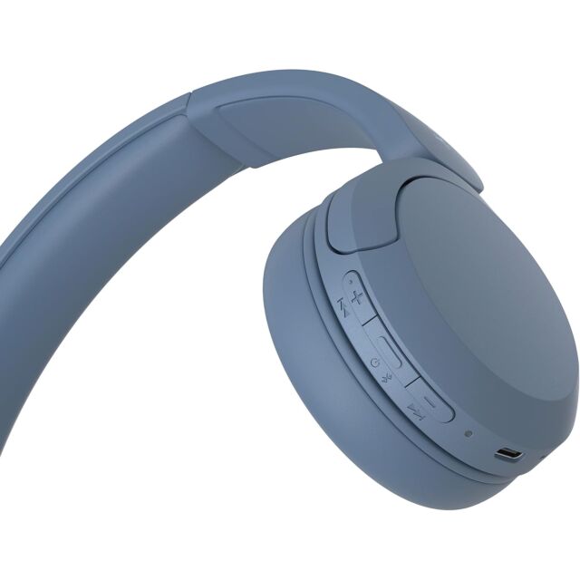 Sony WHCH520L Bluetooth Over Ear Headphones in Blue